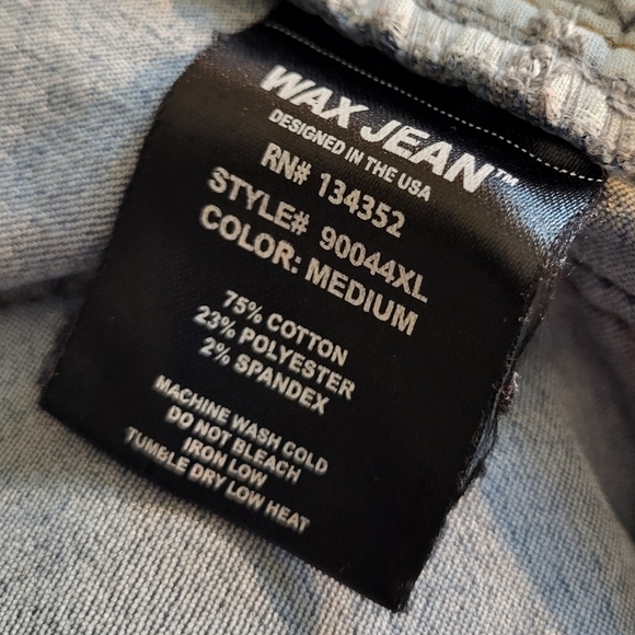 Wax jean shorts - Picture 5 of 5